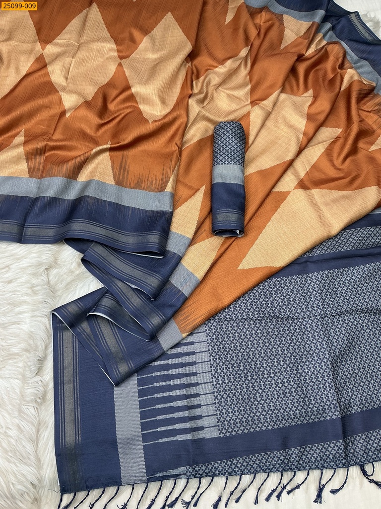 [25099-009] Fancy pragya Silk Saree (25099-009)