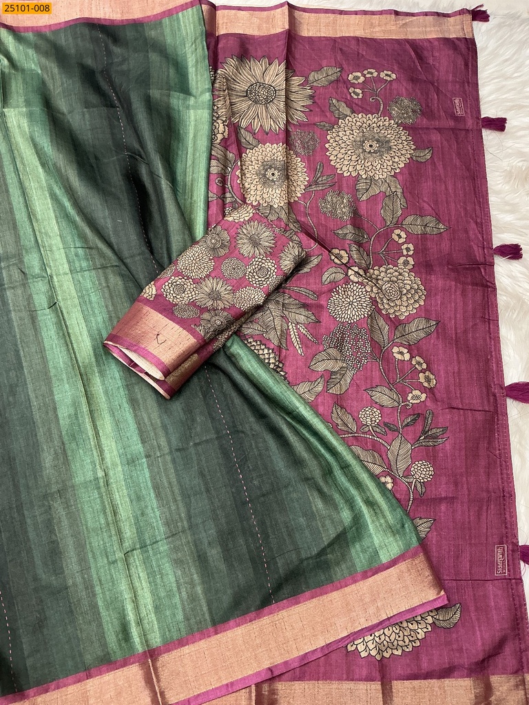 Bhagalpuri Fancy Silk Saree