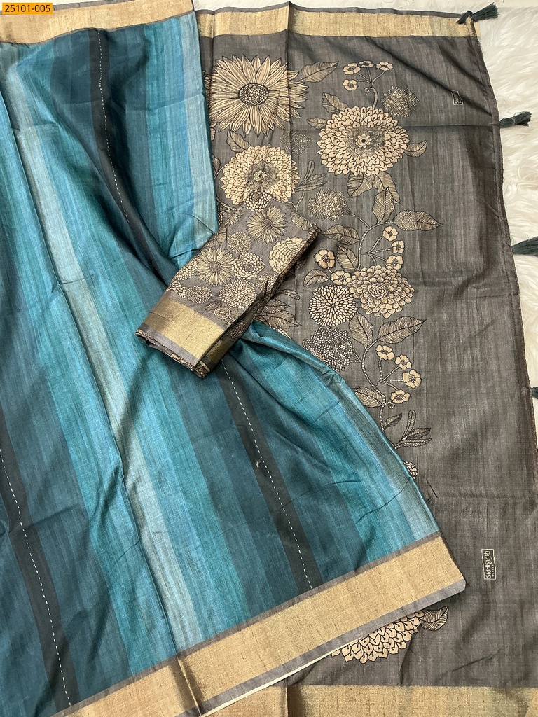Bhagalpuri Fancy Silk Saree