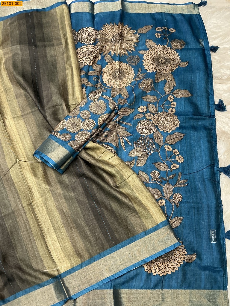 Bhagalpuri Fancy Silk Saree