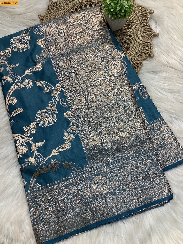 [41044-008] Banarasi Satin Silk Sarees (41044-008)