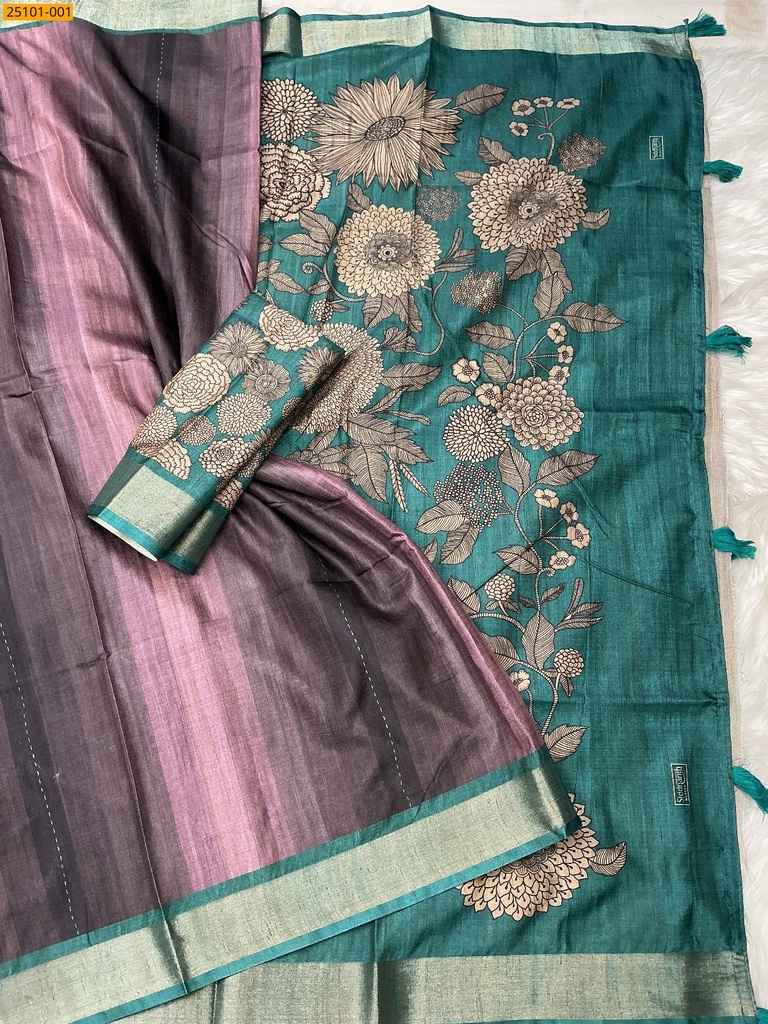 Bhagalpuri Fancy Silk Saree