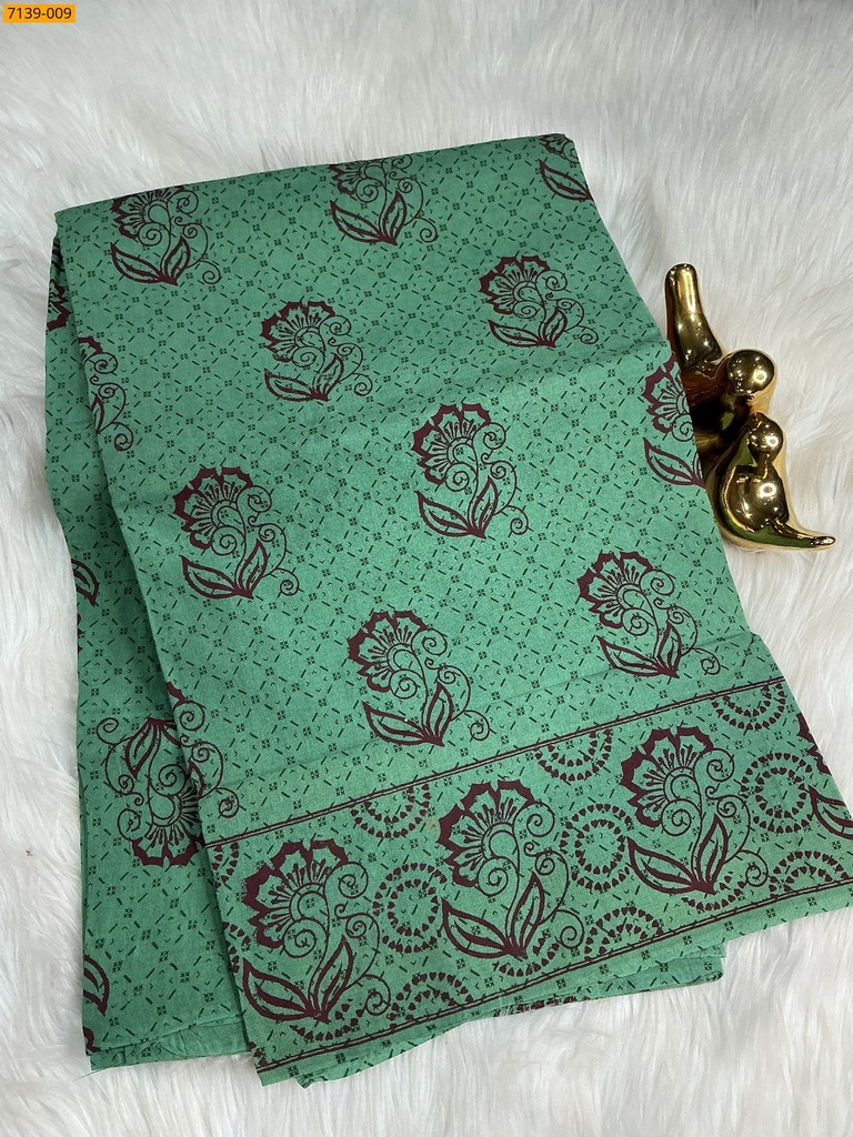Cotton printed saree
