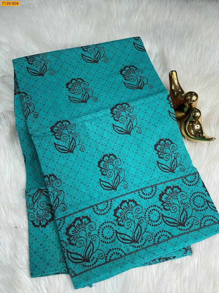 Cotton printed saree
