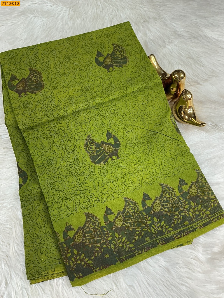 Kalamkari Printed Cotton Saree