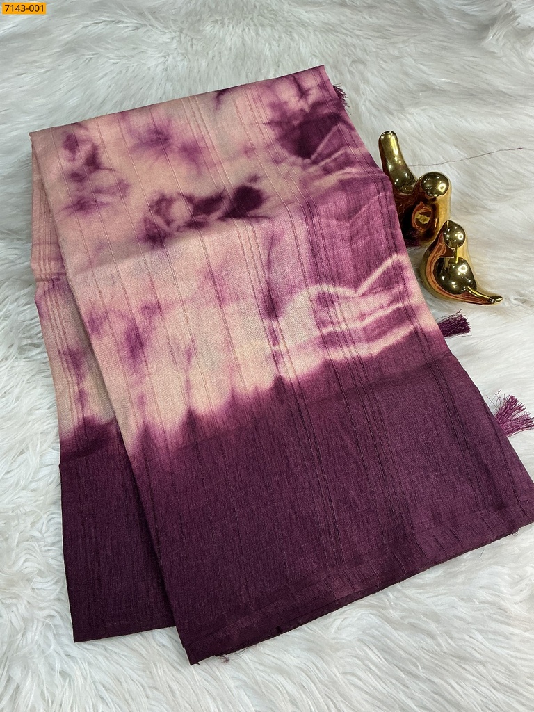 Fancy shibori silk printed sarees