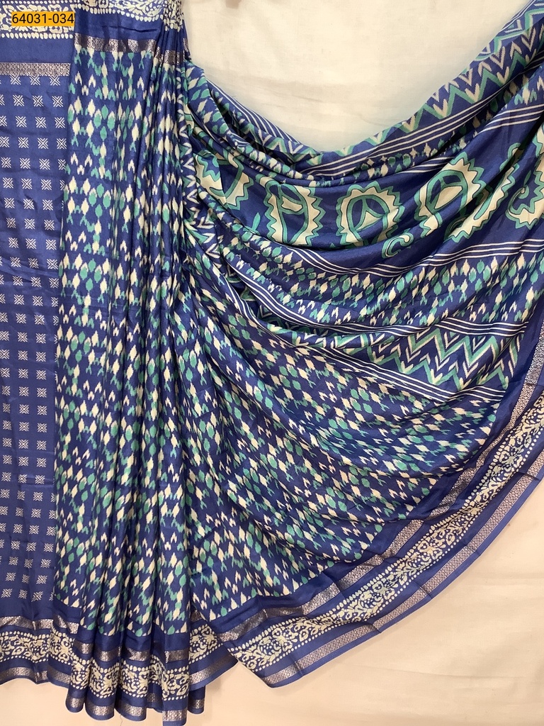 Fancy bentex crepe silk printed sarees