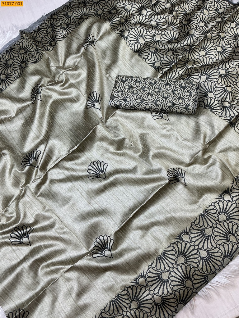 Soft Linen Silk Saree