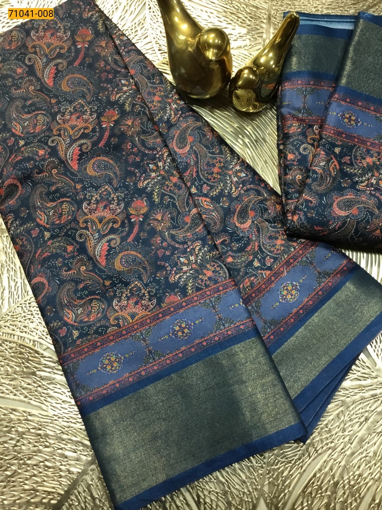 [71041-008] Mulmul Linen Silk Saree (71041-008)