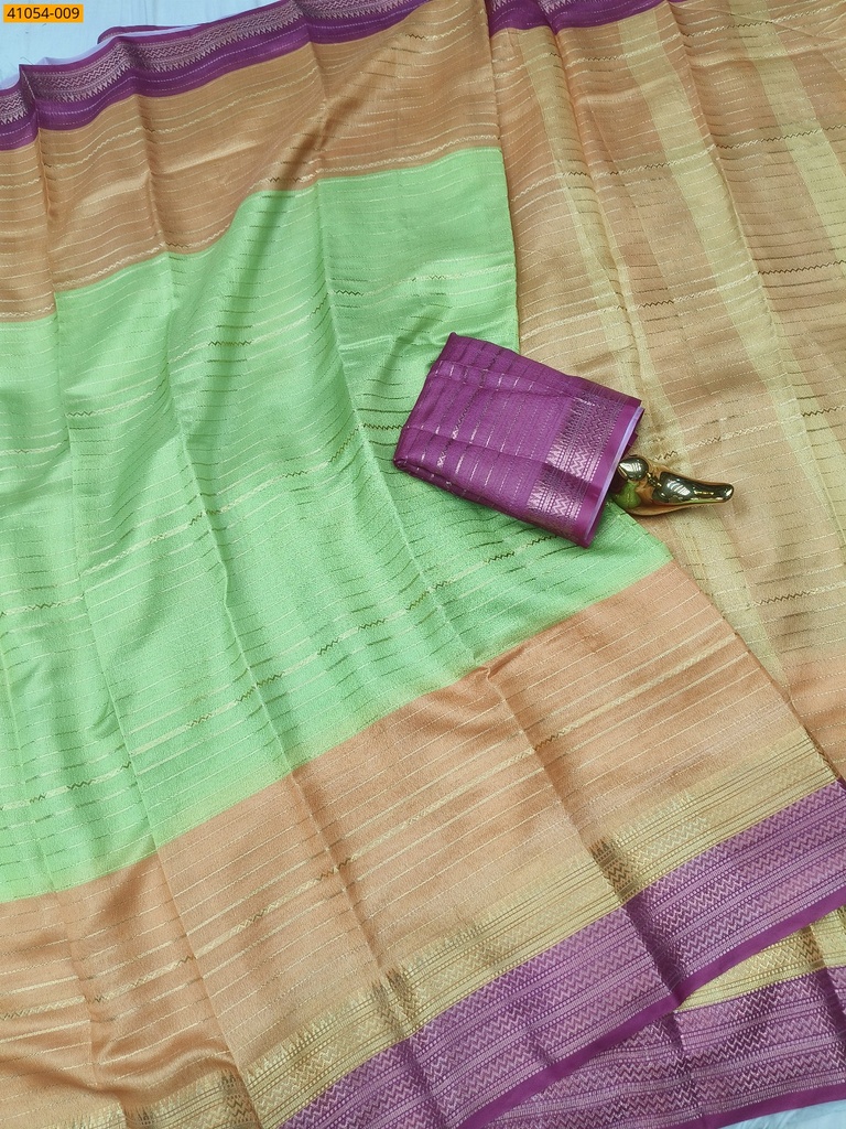 [41054-009] Fancy mysore warm silk saree (41054-009)
