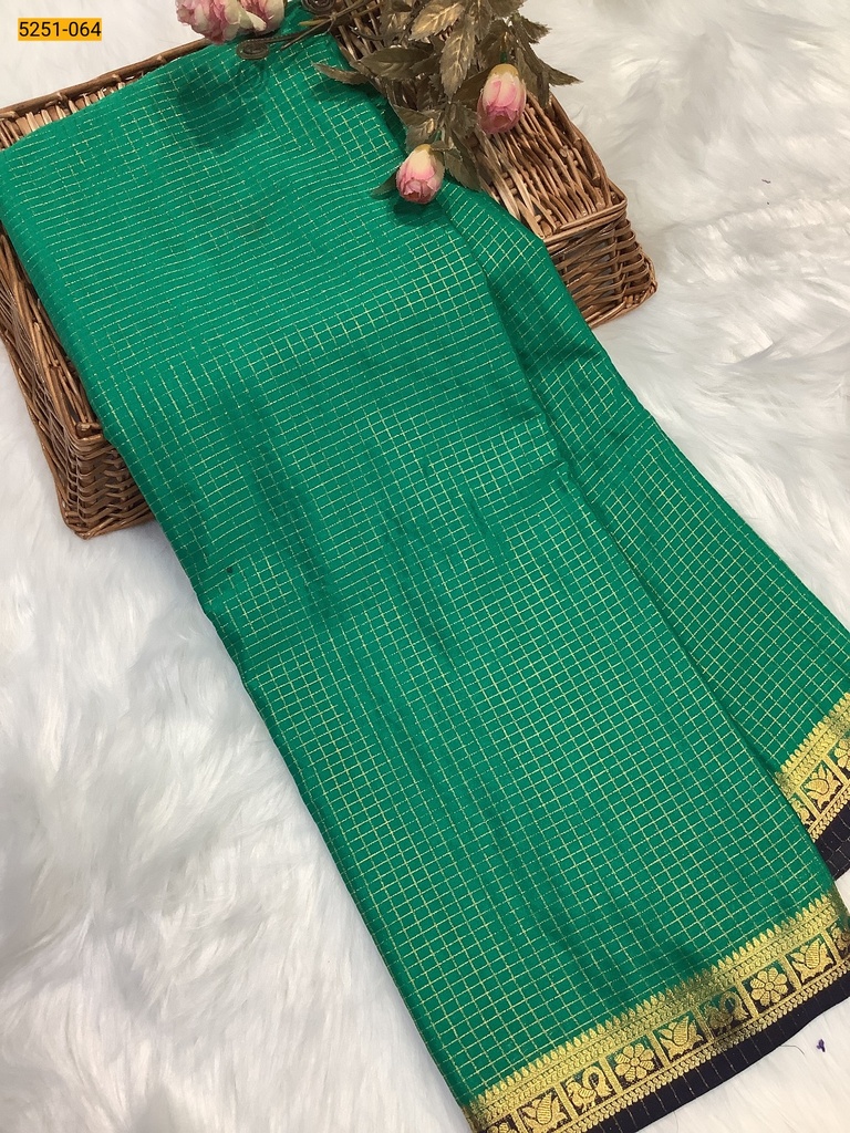 Fancy Mysore Crepe Silk Saree
