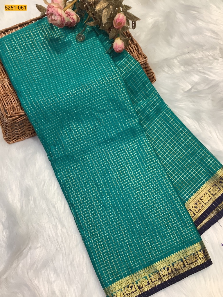 Fancy Mysore Crepe Silk Saree
