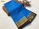 Checked Fancy Mysore Crepe Silk Saree