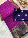 Tussar Silk Grand Blouse Combo Saree