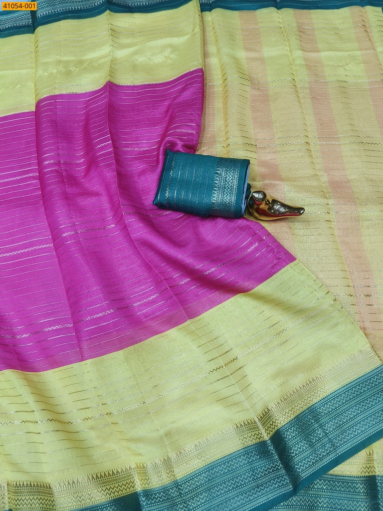Fancy mysore warm silk saree