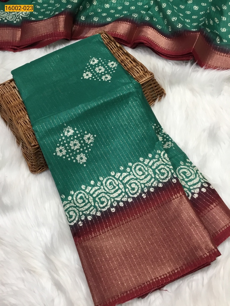 [16002-023] Rekko silk printed sarees (16002-023)