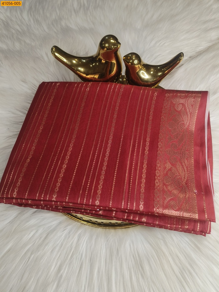 [41056-005] Fancy mysore warm silk saree (41056-005)