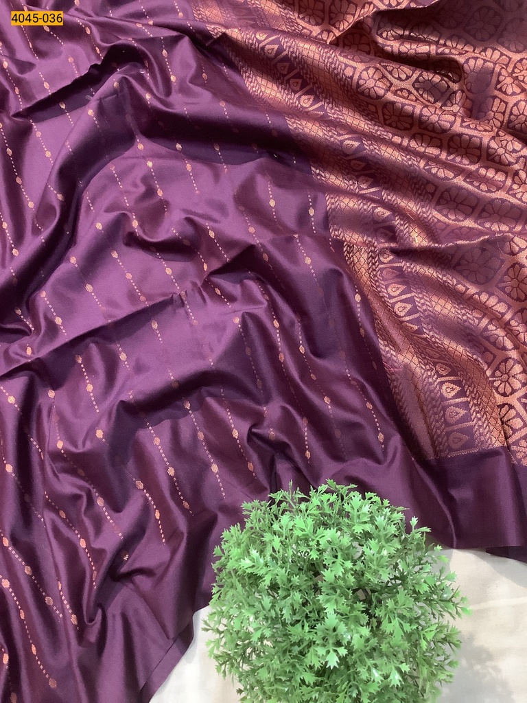 [4045-036] Soft Silk Saree (4045-036)