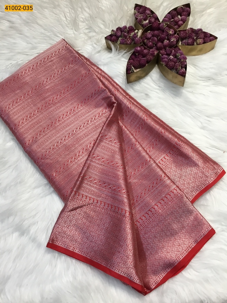 [41002-035] Fancy Mysore Warm silk saree (41002-035)