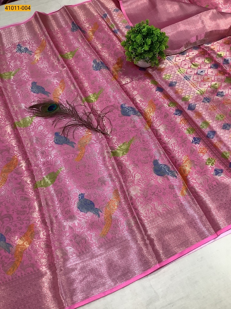 [41011-004] Fancy Mysore Warm silk saree (41011-004)