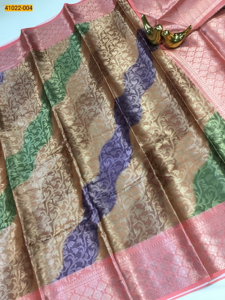 Mushru Tissue Silk Saree