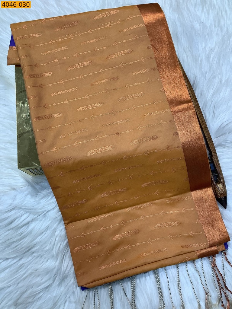 [4046-030] Kanjivuram fancy Soft Silk Sarees (4046-030)