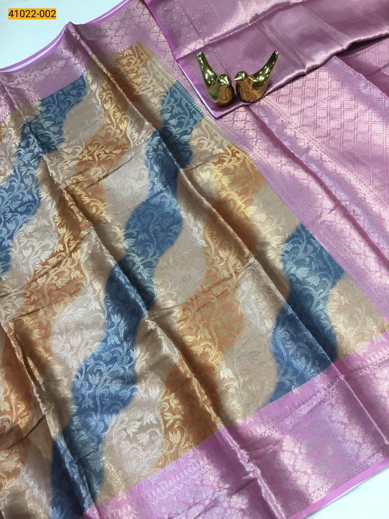 Mushru Tissue Silk Saree
