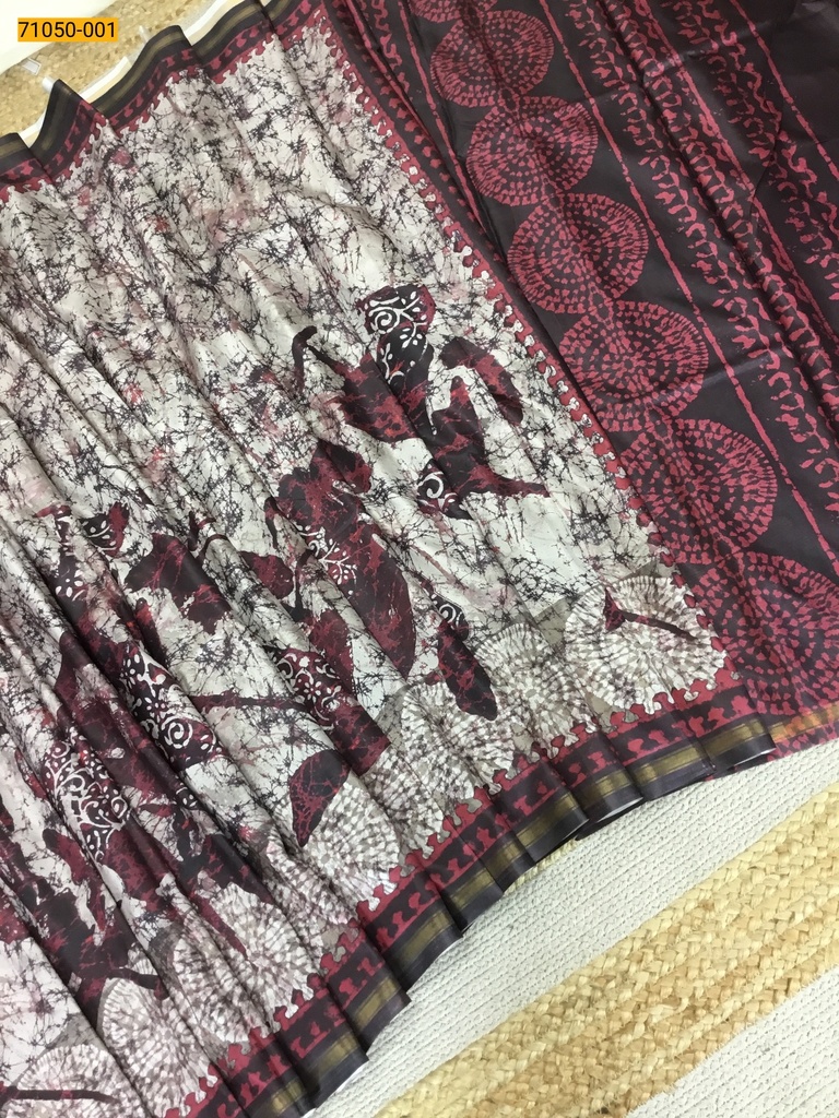 Fancy Mulmul Silk Saree