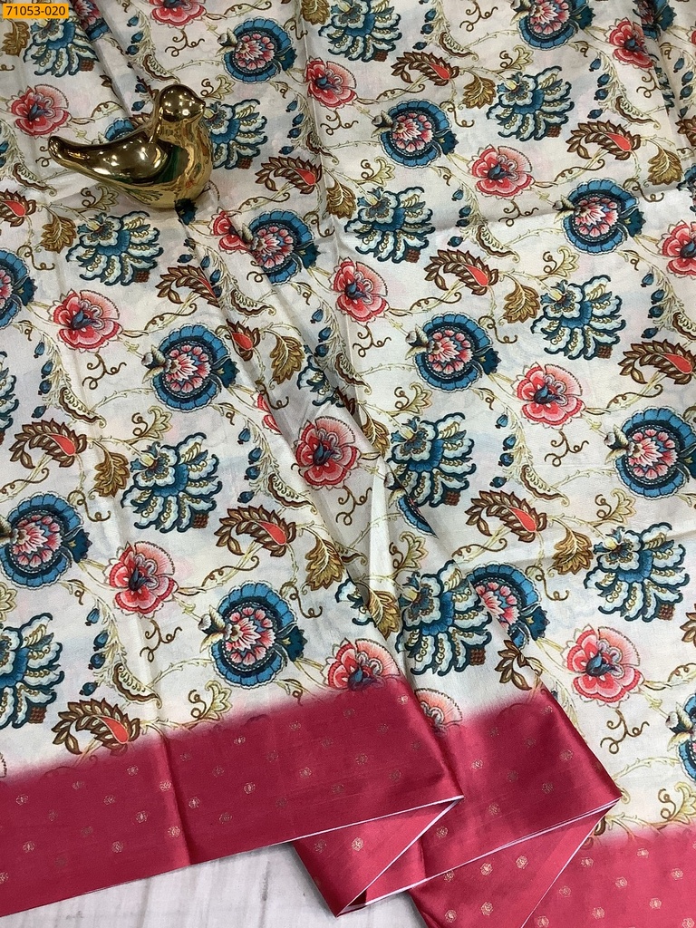 [71053-020] Soft Fancy Linen Silk Saree (71053-020)