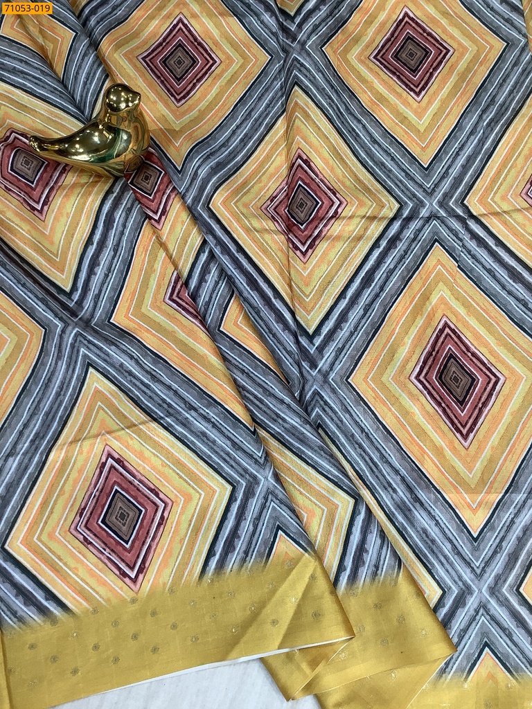 Soft Fancy Linen Silk Saree