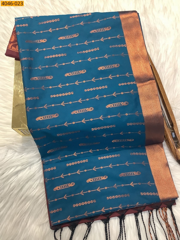 Kanjivuram fancy Soft Silk Sarees