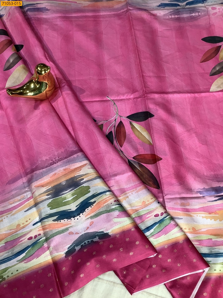 Soft Fancy Linen Silk Saree