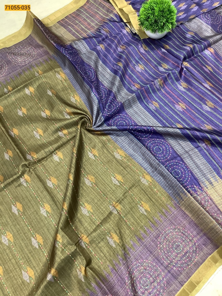Fancy Printed Silk Saree