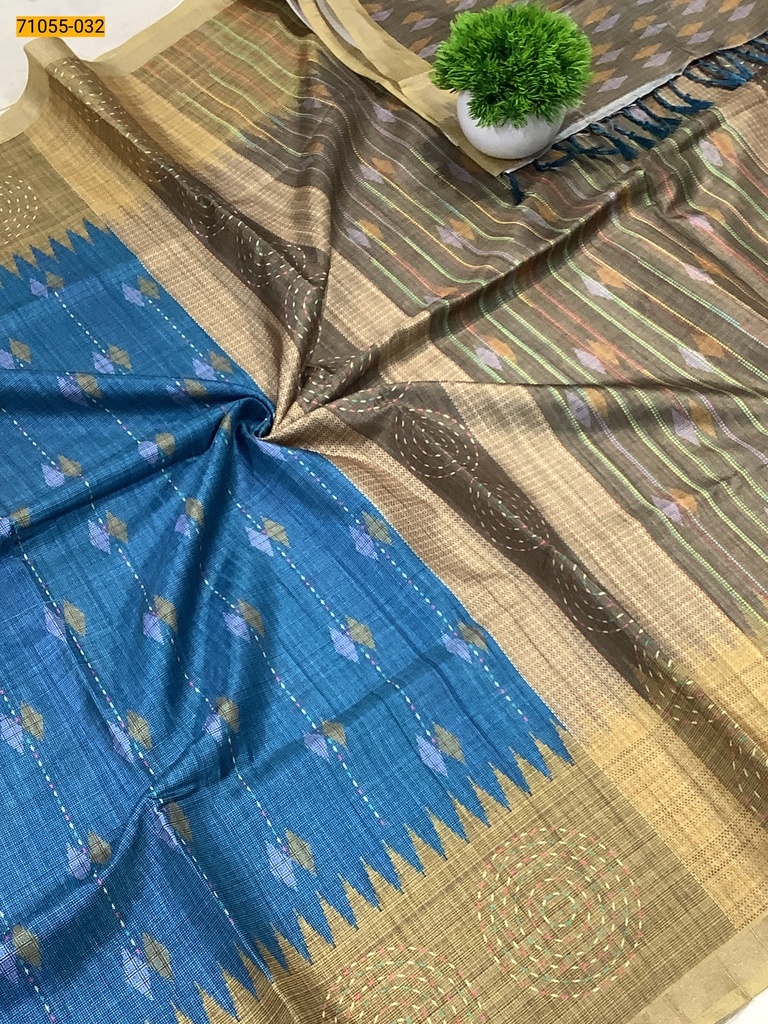 Fancy Printed Silk Saree