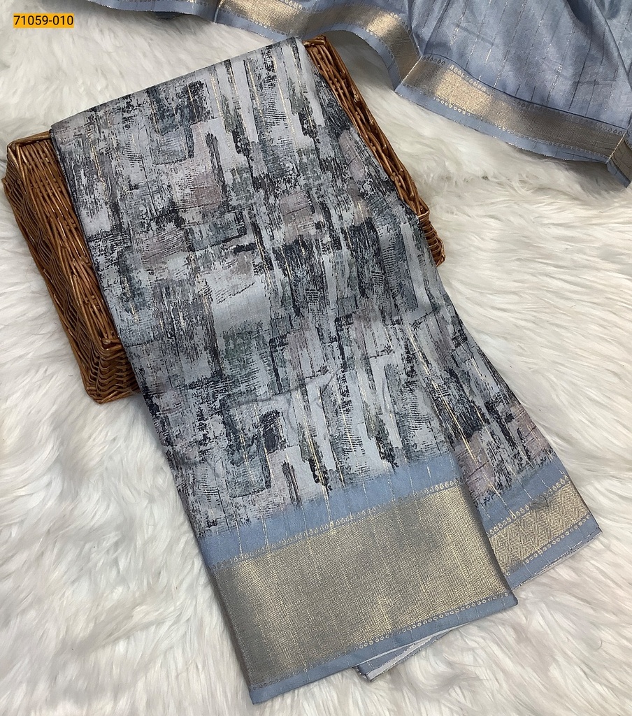 Rim Zim Chanderi Fancy Silk Sarees