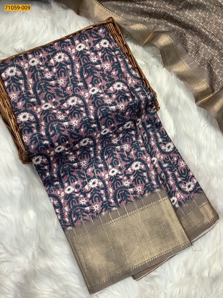 Rim Zim Chanderi Fancy Silk Sarees