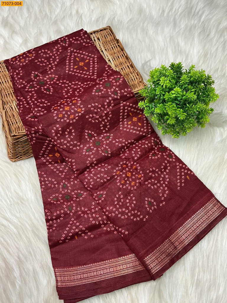 Fancy chanderi silk sarees